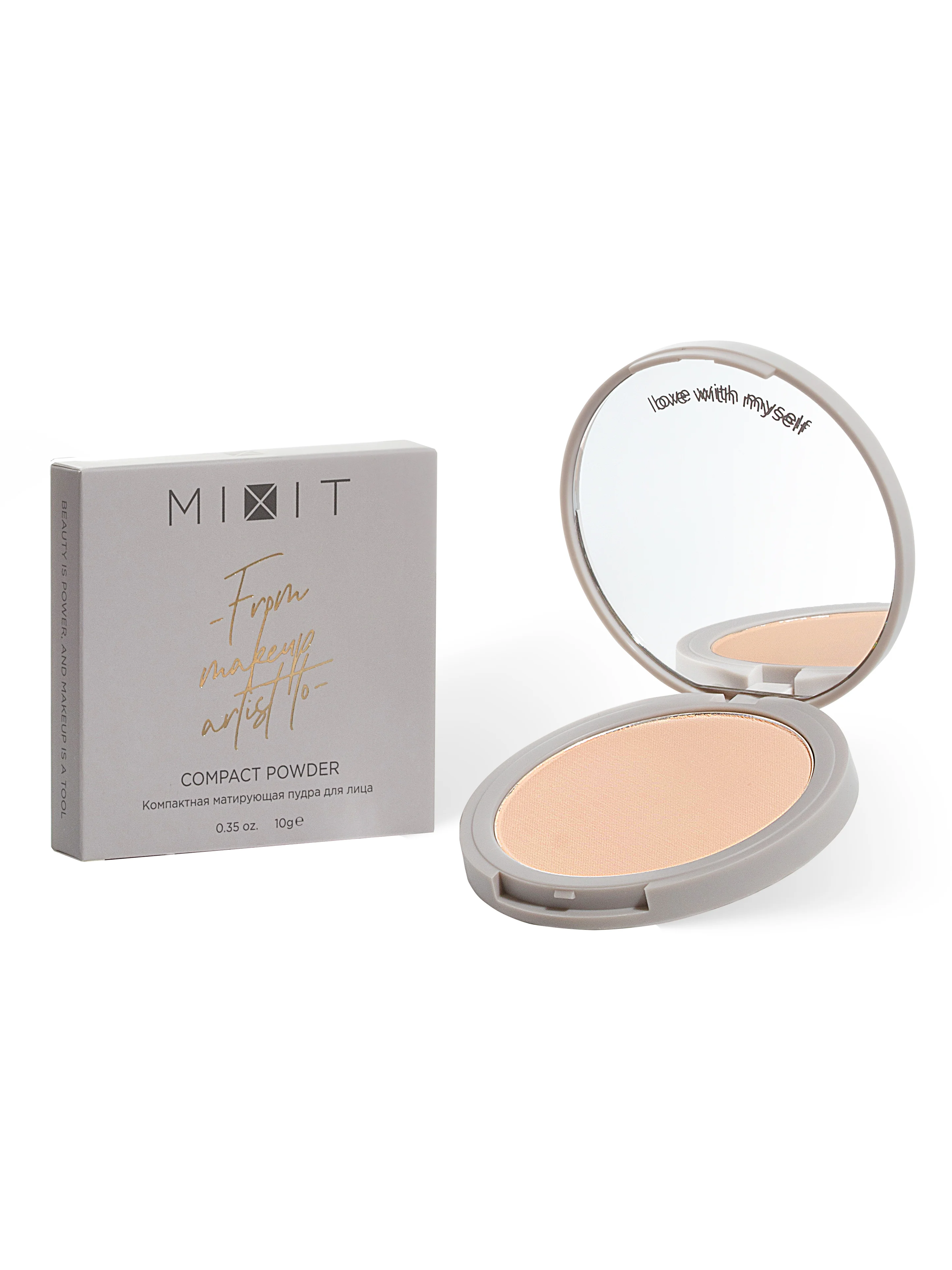 MIXIT Make Up Компактная матирующая пудра для лица