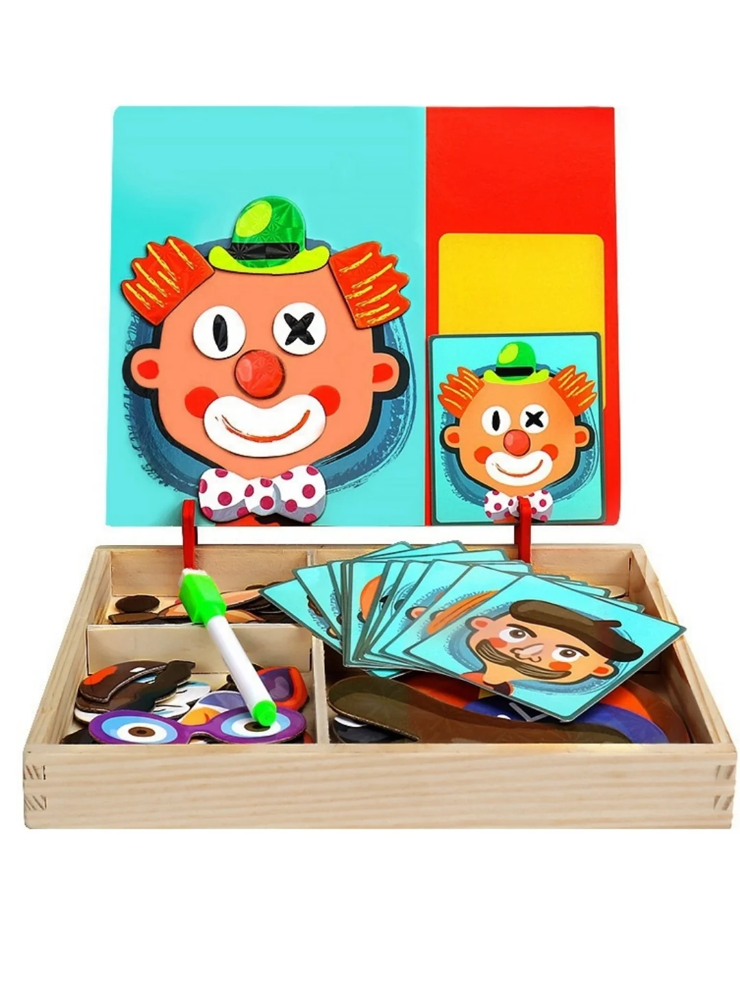Конструктор магнитный . Магнитная игра Лица. Магнитная игра Эмоции . Новогодний подарок