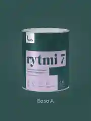 Краска интерьерная влагостойкая Talatu Rytmi 7, матовая, база А, белая, 0,9 л