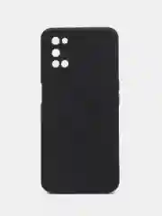 Чехол силиконовый для Oppo A52 (Оппо А52), цветной, с подкладом