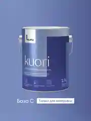 Краска фасадная Talatu Kuori, матовая, база С, бесцветная, 2,7 л