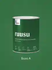 Эмаль для дерева Talatu Ruusu, полуглянцевая, база А, белая, 0,9 л