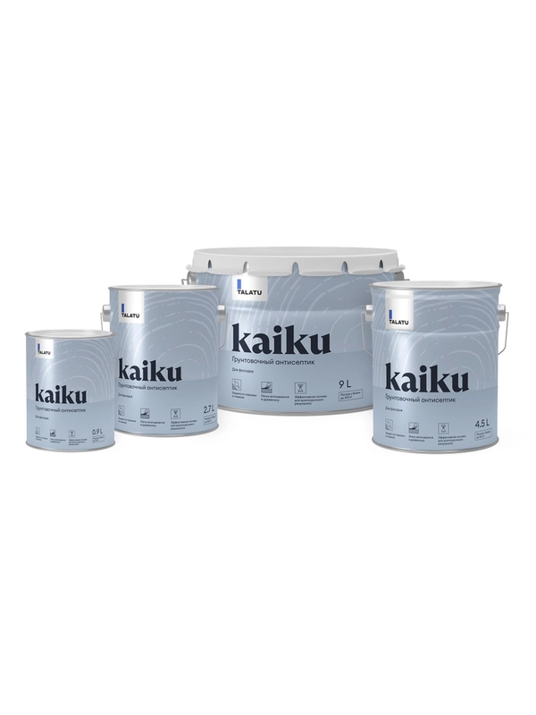 Грунт-антисептик для дерева Talatu Kaiku, 9 л