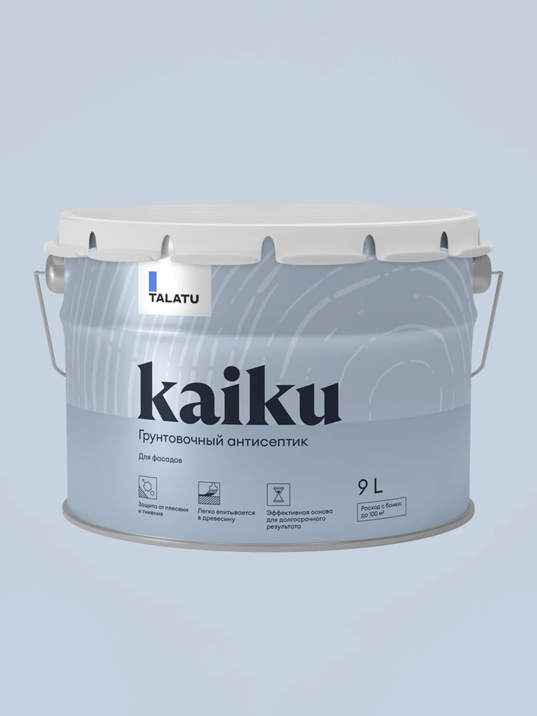 Грунт-антисептик для дерева Talatu Kaiku, 9 л