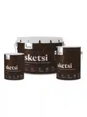 Антисептик для дерева Talatu Sketsi, кроющий, полуматовый, база С, бесцветный, 2,7 л