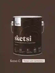 Антисептик для дерева Talatu Sketsi, кроющий, полуматовый, база С, бесцветный, 2,7 л
