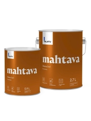 Грунт-эмаль по ржавчине 3 в 1 Talatu Mahtava, глянцевая, база A, белая, 0,9 л