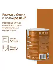 Грунт-эмаль по ржавчине 3 в 1 Talatu Mahtava, глянцевая, база A, белая, 0,9 л