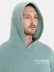 Мятный худи мужское утепленное, толстовка оверсайз