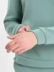 Мятный худи мужское утепленное, толстовка оверсайз