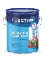 Эмаль ПФ-115 для металла и дерева Престиж, алкидная, глянцевая, 0,9 кг, красно-коричневая