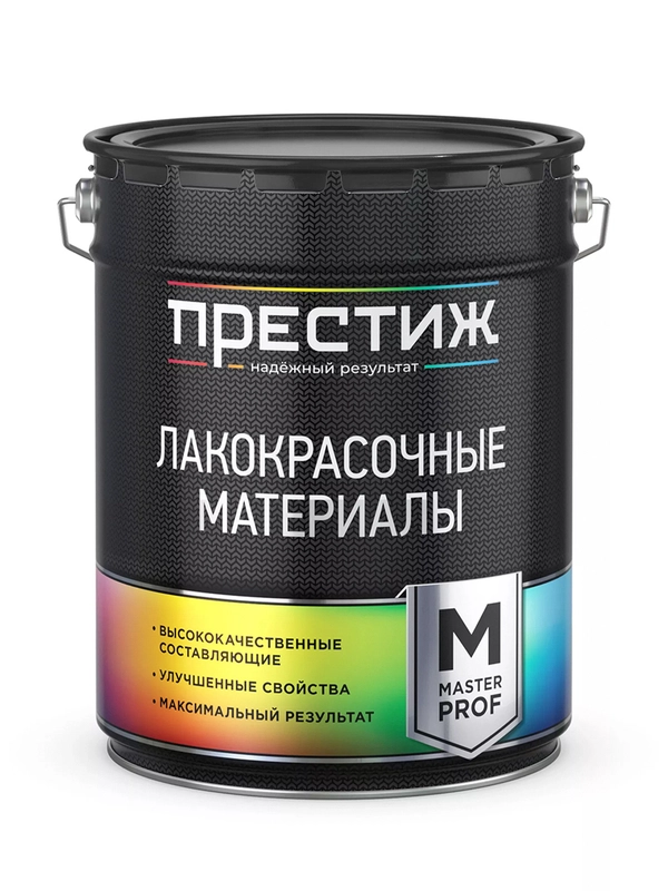 Эмаль ПФ-115 для металла и дерева Престиж, алкидная, глянцевая, 0,9 кг, ярко-зеленая
