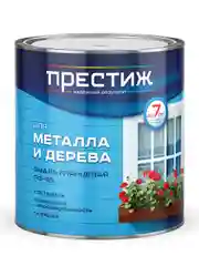 Эмаль ПФ-115 для металла и дерева Престиж, алкидная, глянцевая, 0,9 кг, вишневая