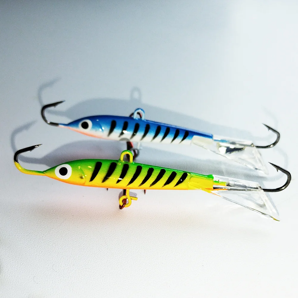 Разноцветный балансир рыболовный ICE JIG, комплект 2 штуки