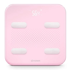 Весы напольные S SMART PINK M1805GL_PINK YUNMAI