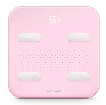 Весы напольные S SMART PINK M1805GL_PINK YUNMAI