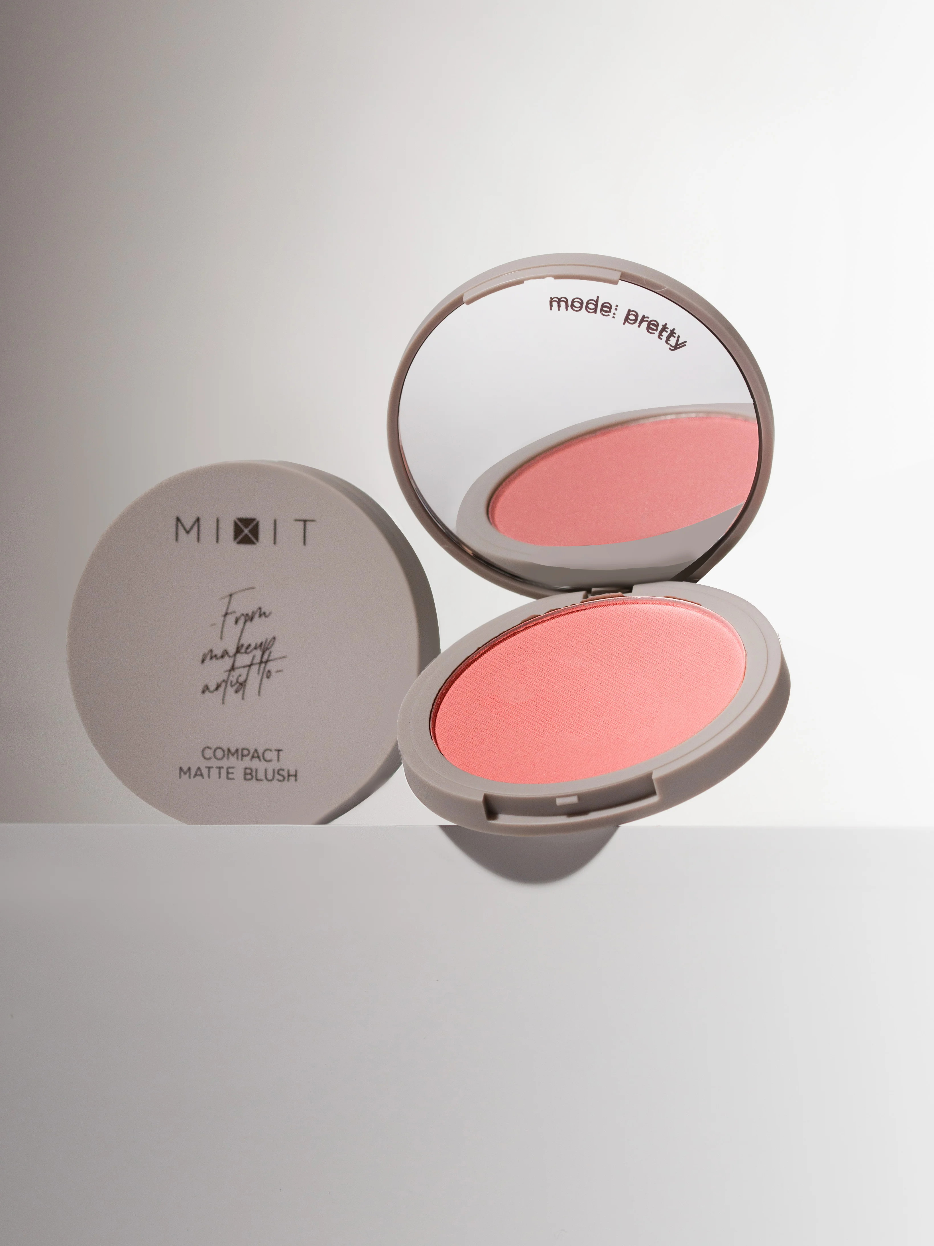 MIXIT Make Up Компактные матовые румяна, 01