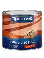 Эмаль ПФ-115 для металла и дерева Престиж, алкидная, глянцевая, 1,9 кг, серая