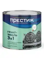 Грунт ГФ-021 антикоррозионный по металлу Престиж, матовый, 1,9 кг, серый
