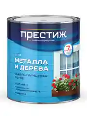 Эмаль декоративная по металлу молотковая Престиж, 2,5 л, темно-коричневая
