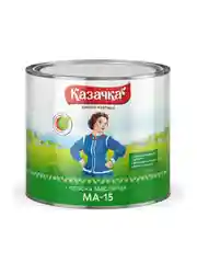 Краска масляная МА-15 Казачка, глянцевая, 1,9 кг, черная