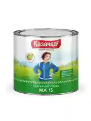 Краска масляная МА-15 Казачка, глянцевая, 1,9 кг, желтая