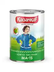 Краска масляная МА-15 Казачка, глянцевая, 0,9 кг, сурик