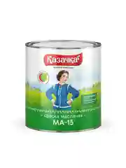 Краска масляная МА-15 Казачка, глянцевая, 2,8 кг, черная