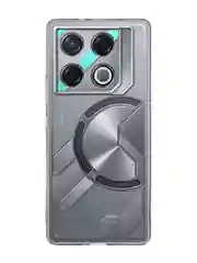 Прозрачный чехол для Infinix GT 20 Pro силиконовый BROSCORP матовый/ прозрачный, тонкий, защита камер