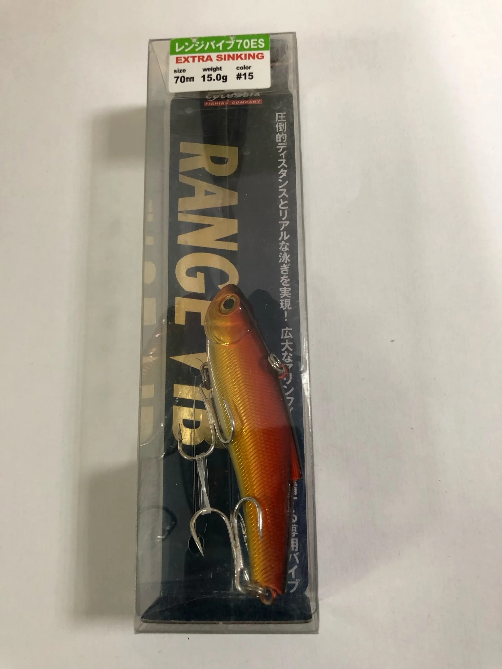 Рыжий ратлин Columbia Range VIB 70 mm, 20 г