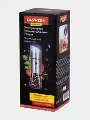 Мельница для специй и соли электрическая Daswerk PM-7, 456625, измельчитель кухонный, USB