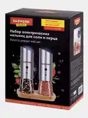Мельница для специй и соли электрическая Daswerk PM-8, 456626, измельчитель кухонный 2 шт