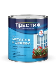 Эмаль ПФ-115 для металла и дерева Престиж, алкидная, глянцевая, 0,9 кг, бирюзовая