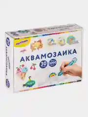 Аквамозаика, 30 цветов, 3000 бусин, в колорбоксе, ЮНЛАНДИЯ, 663780
