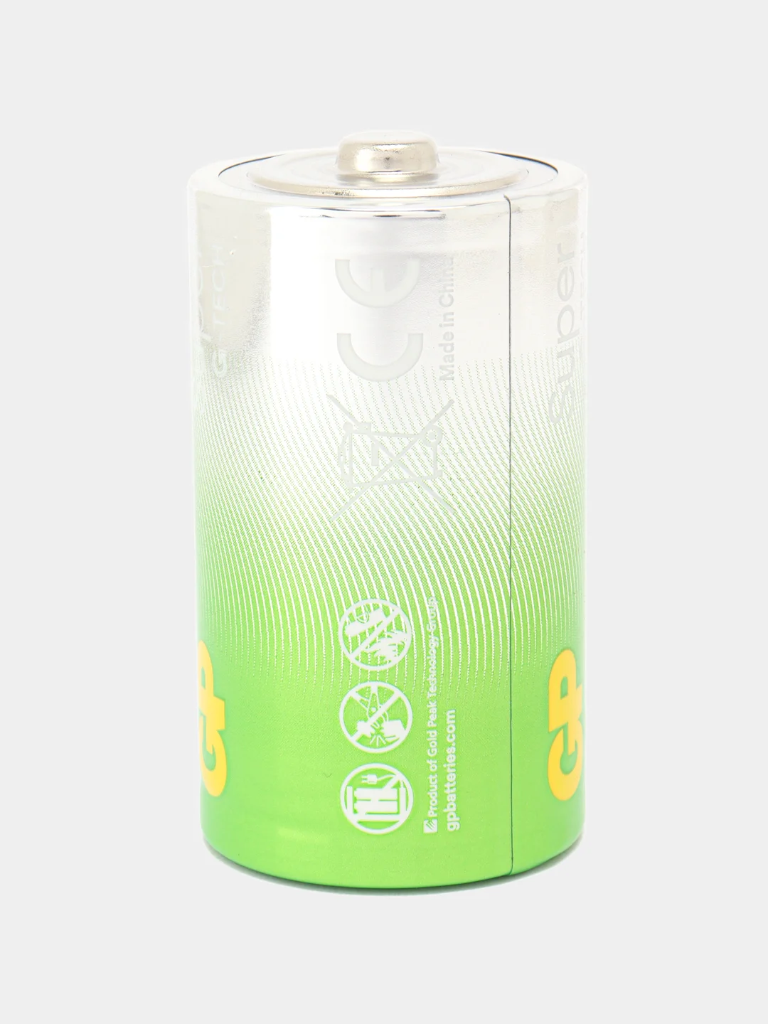 Батарейки GP Super G-Tech LR20 (D) 2 шт, алкалиновые, для газовой колонки