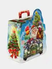 Красный новогодняя коробка для конфет, упаковка для сладких подарков