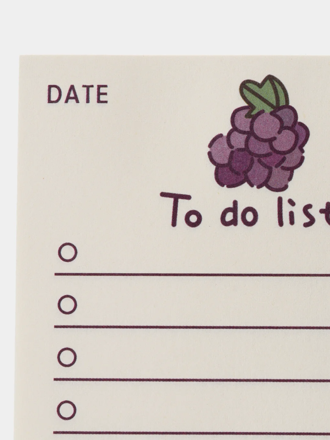 Аметистовый мини блокнот с отрывными листами to do list, планер