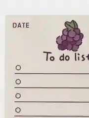 Аметистовый мини блокнот с отрывными листами to do list, планер