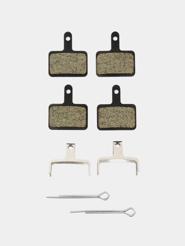 Тормозные колодки для велосипеда дисковые BM-B01S Semi-metal (2 комплекта, 4 колодки)