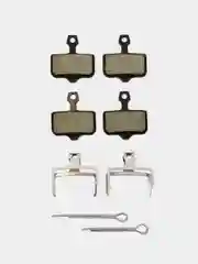 Тормозные колодки для велосипеда дисковые BM-07S (Semi - metal) (2 комплекта, 4 колодки)