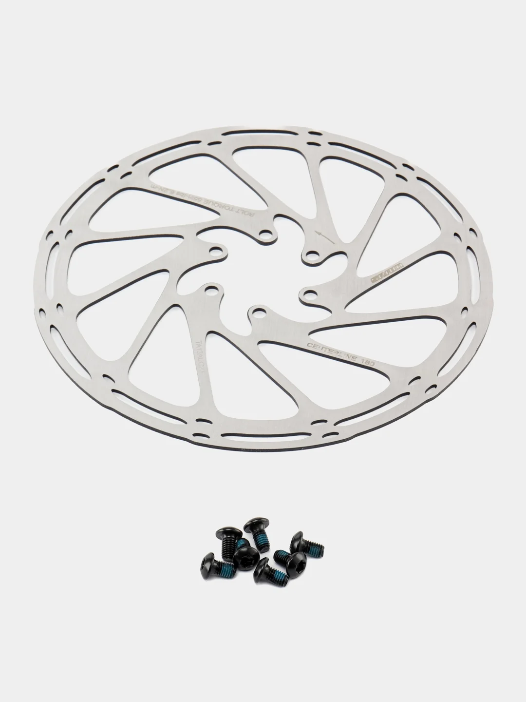 Тормозной диск для велосипеда Sram Centerline 180 мм + 6 болтов, нержавеющая сталь