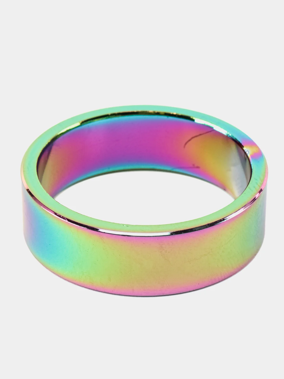 Проставочные кольца руля велосипеда B&M(Oil Slick), стандарт 1-1/8х2 мм,алюминиевые,6 штук
