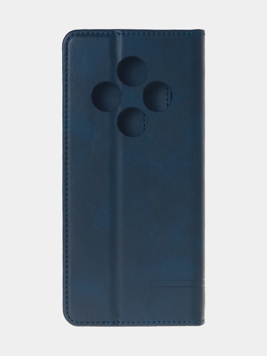 Синий чехол-книжка для Redmi 14C (4G) / Poco C75 из высококачественной искусственной кожи