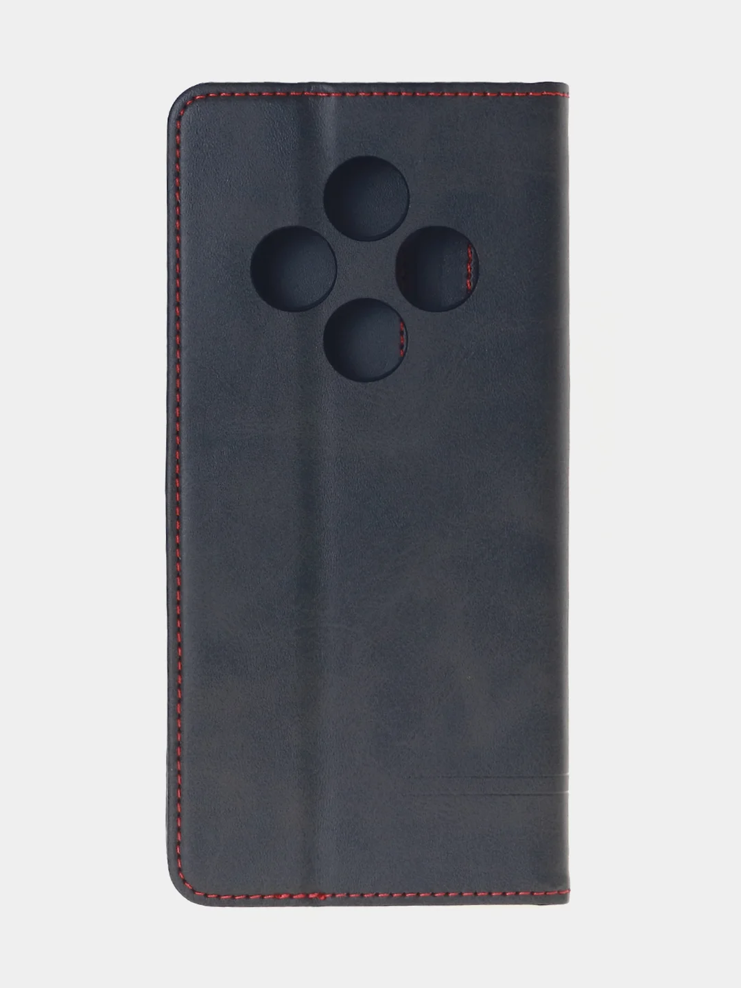 Черный чехол-книжка для Redmi 14C (4G) / Poco C75 из высококачественной искусственной кожи