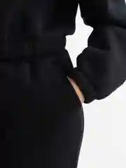 Черный костюм спортивный женский теплый