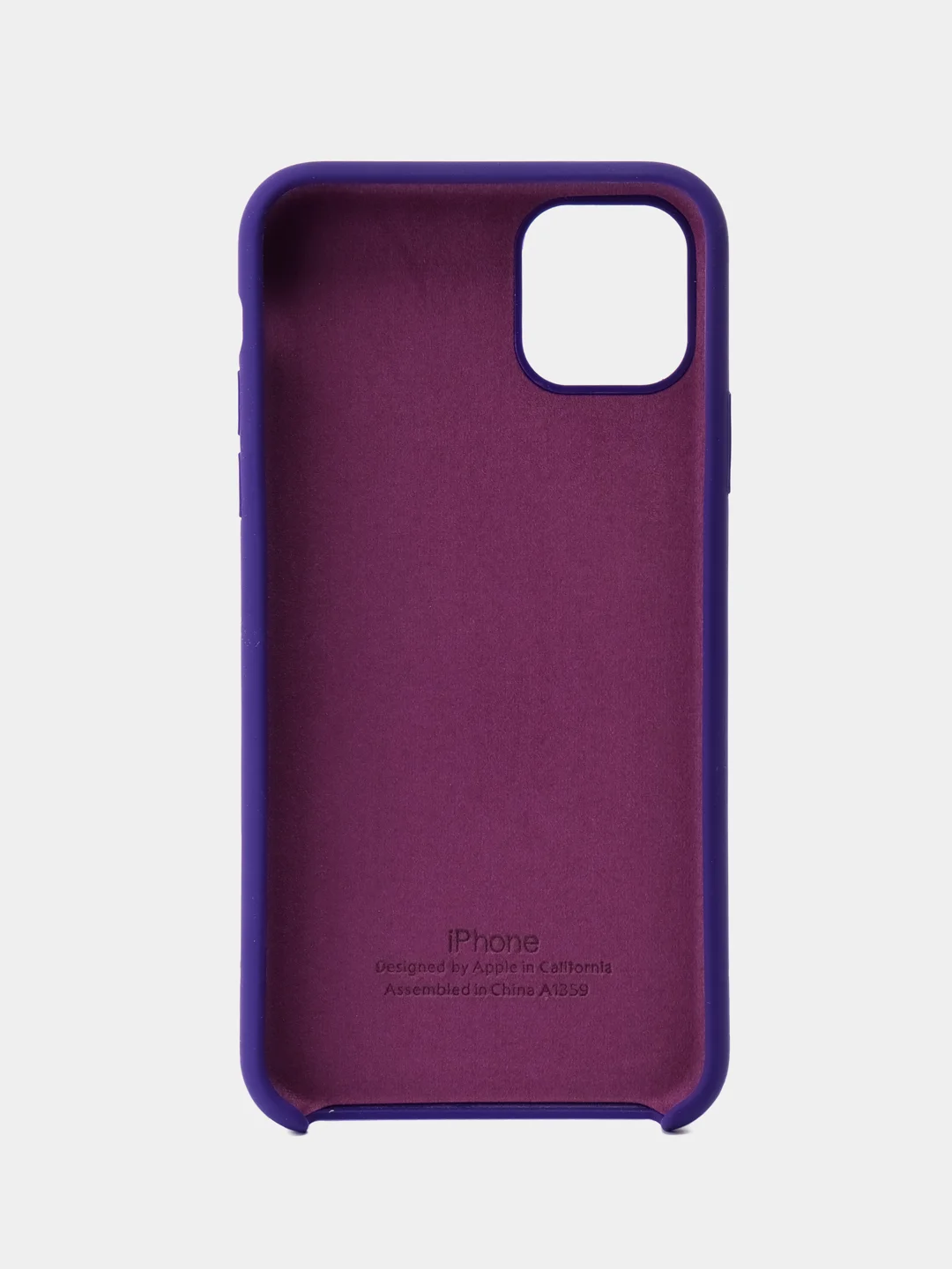 Аметистовый чехол Silikone case для iPhone 11 Pro max