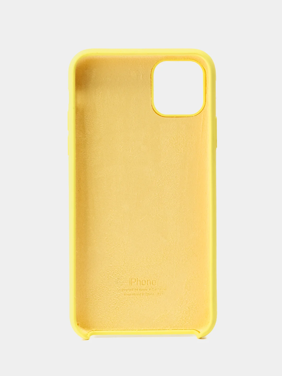 Желтый чехол iPhone 11 Pro Max Silicone case