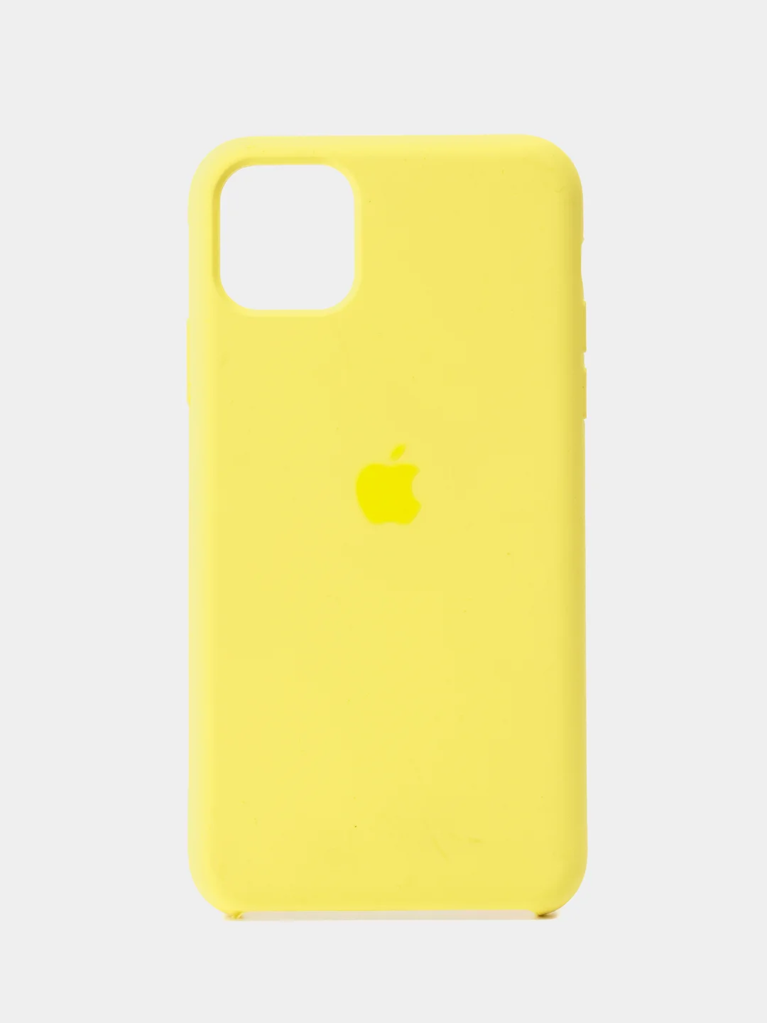 Желтый чехол iPhone 11 Pro Max Silicone case