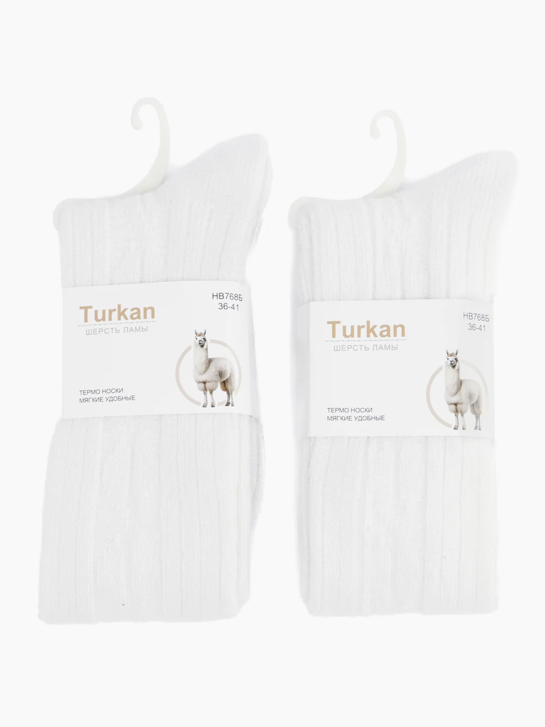 Белый носки Turkan Зима