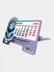 Конфетный календарь настольный подставка под телефон 2025 год Змеи, 13,5 х 16 см